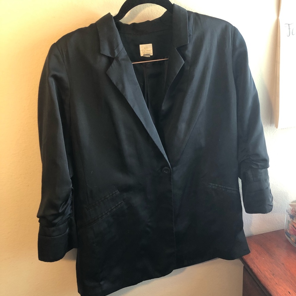 Black summer blazer